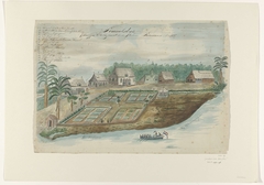 Gezicht op Sommelsdijk, Chirurgijns Etablissement in de Colonie Suriname by Bienfait