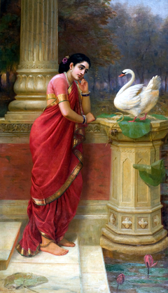 Hamsa Damayanti by Raja Ravi Varma