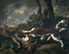 Hares chased by Dogs by Jan Fyt