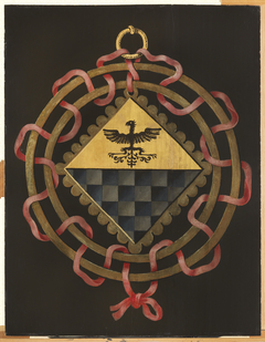 Hatchment of Adriana Gras by Anonymous