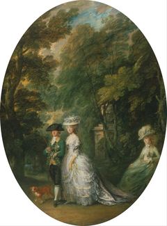 Henry, Duke of Cumberland with Anne, Duchess of Cumberland, and Lady Elizabeth Luttrell by Thomas Gainsborough