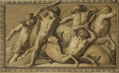 Hercules Slays the Centaurs (Jupiter Defeating the Centaurs) by Jacob van Campen