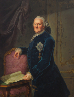 Herzog Ferdinand (1721-1792) von Braunschweig - Wolfenbüttel, Kniestück by Anna Rosina de Gasc