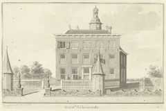 Het huis Oud Alkemade by Cornelis Pronk