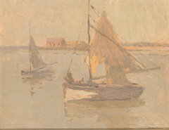 Honfleur Fishing Boats no. 1 by Frank Edwin Scott