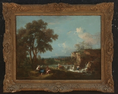 Ideal Landscape with Figures by Francesco Zuccarelli