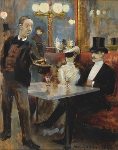 In a Café in Paris by Akseli Gallen-Kallela