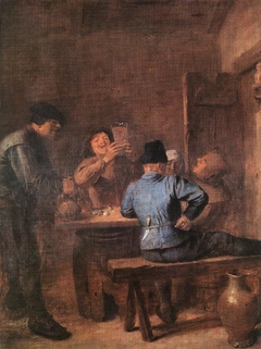 In the Tavern by Adriaen Brouwer