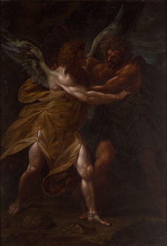 Jacob Wrestling with the Angel by Cristoforo Roncalli