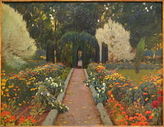 Jardí d'Aranjuez. Glorieta II (The Garden at Aranjuez. Arbor II) by Santiago Rusiñol