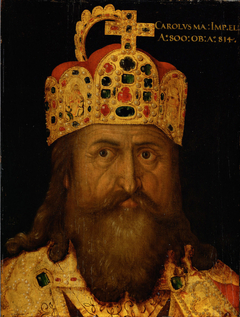 Kaiser Karl der Große (747-814), Brustbild by Anonymous