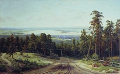 Kama near Yelabuga by Ivan Shishkin