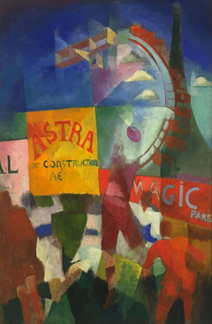 L'Équipe de Cardiff by Robert Delaunay