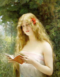 La Belle Liseuse (The Beautiful Reader) by Léon-François Comerre