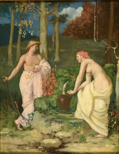 La Source by Pierre Puvis de Chavannes