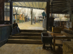 Laboratory of La Galette by Santiago Rusiñol