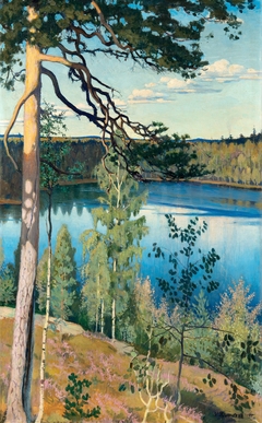 Lake in the Wilderness by Väinö Blomstedt