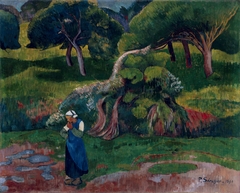 Landscape at Le Pouldu by Paul Sérusier