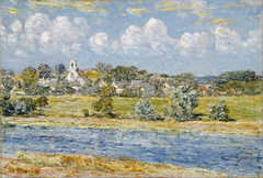 Landscape at Newfields, New Hampshire by Childe Hassam