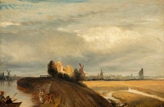 Landscape in the Manner of Rembrandt by Andrew Geddes