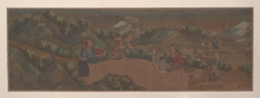 Landscape Painting of Figure in Woodland Setting by Anonymous