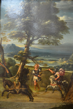 Landscape with Absalom Wounded by Joab's Spear by Giovanni Battista Viola