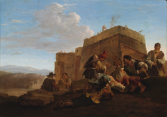 Landscape with Morra Players (The Small Limekiln) by Jan Both