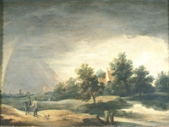 Landscape with Rainbow by David Teniers the Younger