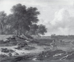 Landscape with Rider, 1670 by Jan Wijnants