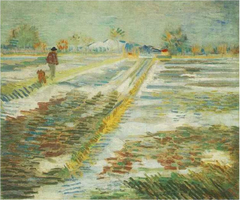 Landscape in Snow by Vincent van Gogh