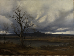 Landschaft mit aufziehendem Gewitter by Carl Julius von Leypold