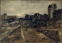 Le Canal Saint-Martin by Georges Chenard Huché