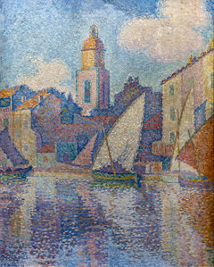 Le Clocher de Saint-Tropez by Paul Signac