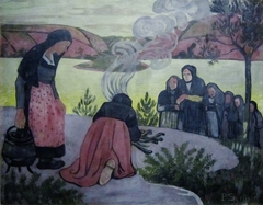 Le feu dehors ou Mammen by Paul Sérusier