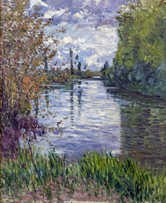 Le Petit bras de la Seine en automne by Gustave Caillebotte