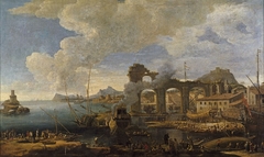 Le port de la Ciotat en 1664 by Jean-Baptiste de La Rose