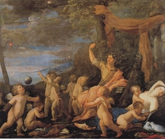 Le triomphe d'Ovide by Nicolas Poussin