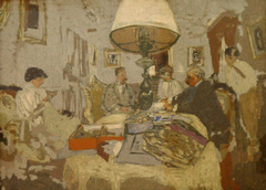 Les Amis autour de la table, Saint-Jacut by Édouard Vuillard