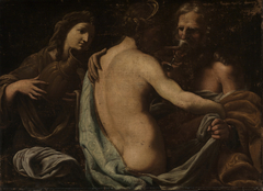 Loth und seine Töchter by Guercino