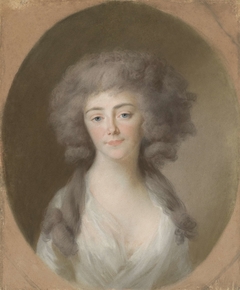 Louisa Isabella Alexandrina Augusta von Kirchberg (1772-1827). Echtgenote van Frederik Willem, vorst van Nassau-Weilburg, en schoonzuster van Augusta Maria Carolina van Nassau-Weilburg by Johann Friedrich August Tischbein