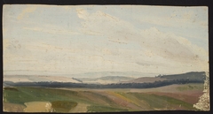 Lowland landscape, sketch by Chrystian Breslauer