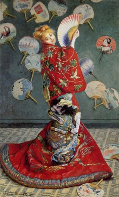 La Japonaise (Camille Monet in Japanese Costume) by Claude Monet