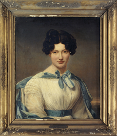 Mademoiselle Bernard-Léon, fille de l'acteur by Henri-François Riesener