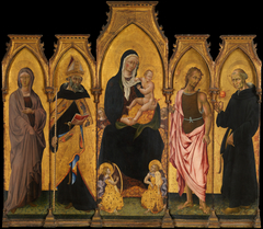 Madonna and Child with Saints by Giovanni di Paolo