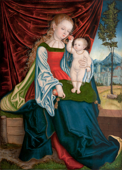 Madonna with Child by Master IW