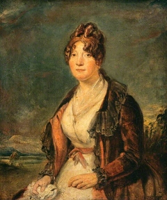 Margaret Chalmers, Mrs Lewis Hay, 1763 - 1843. Friend and correspondent of Robert Burns by John Irvine