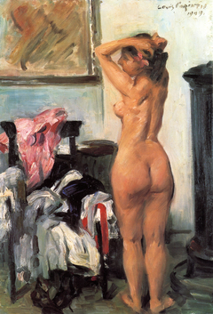 Modellpause by Lovis Corinth