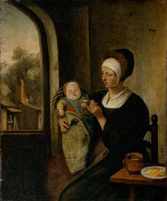 Mother and Child by Jan Steen