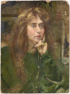 Natalie with Necklace by Alice Pike Barney