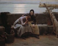 Never Morning Wore to Evening but Some Heart Did Break by Walter Langley